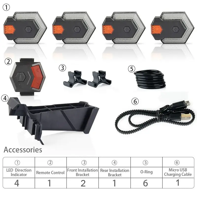 Blinkers Set till Cykel - Bild 7