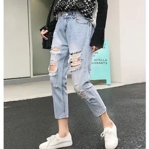 Slitna Jeans Dam (Denim)