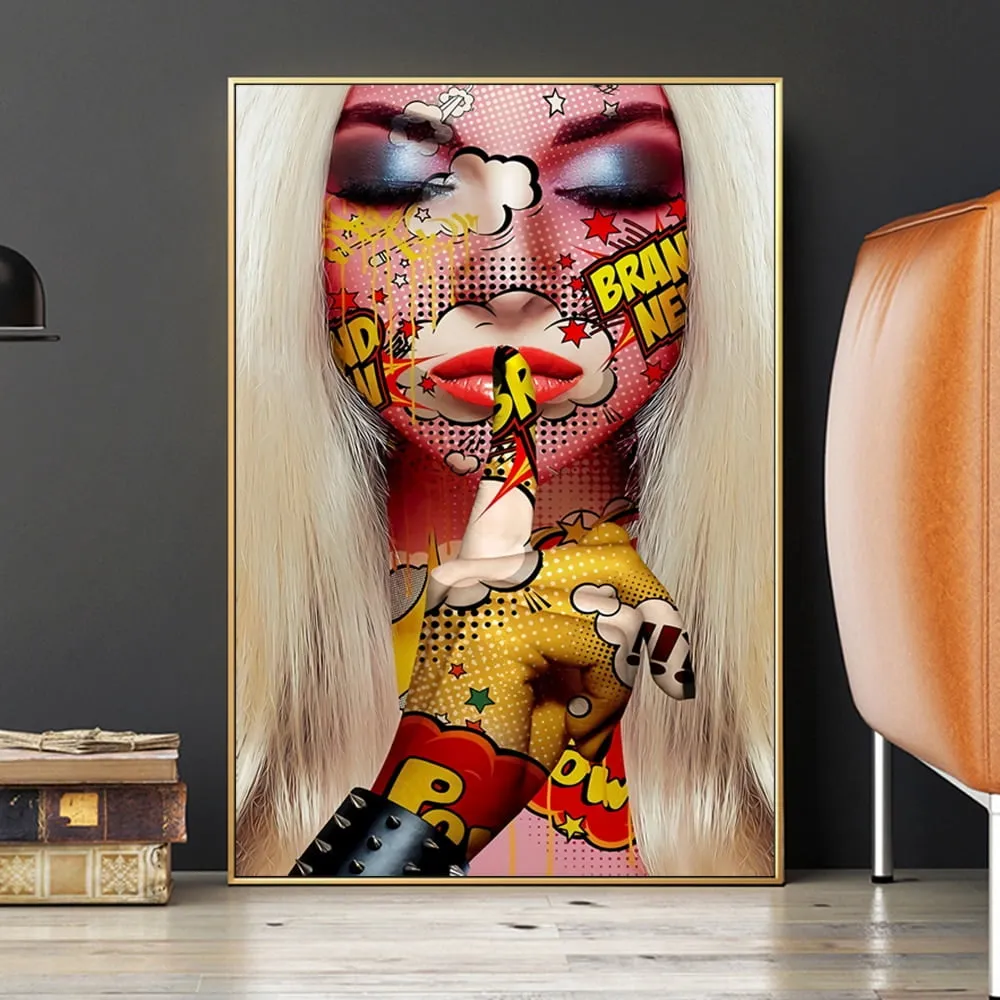 KVINNA Canvas Affisch