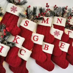 Julstrumpa Med Bokstav