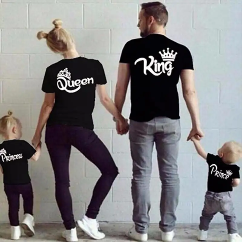King & Queen Matchande Familjekläder - Bild 5