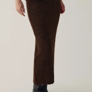N-Malana Knit Skirt Chocolate