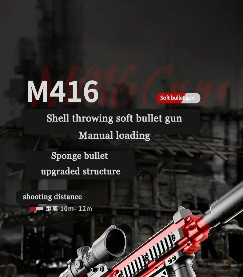 M416 Nerf Sniper Rifle (Fullt Utrustad) - Bild 5
