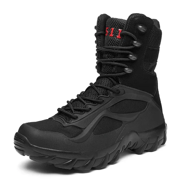 Vandringskängor Herr | Boots | Svart, Beige - Bild 8