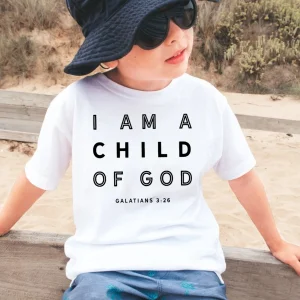 Kristen T-Shirt | Barn | 1-6 År | Child of God