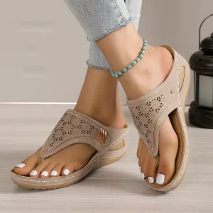 Platta Sandaler Dam | Snygga Sandaler För Kvinnor