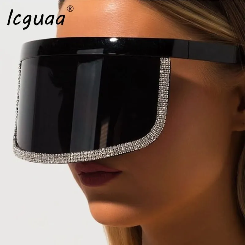 Futuristiska Solglasögon Dam - Bild 2