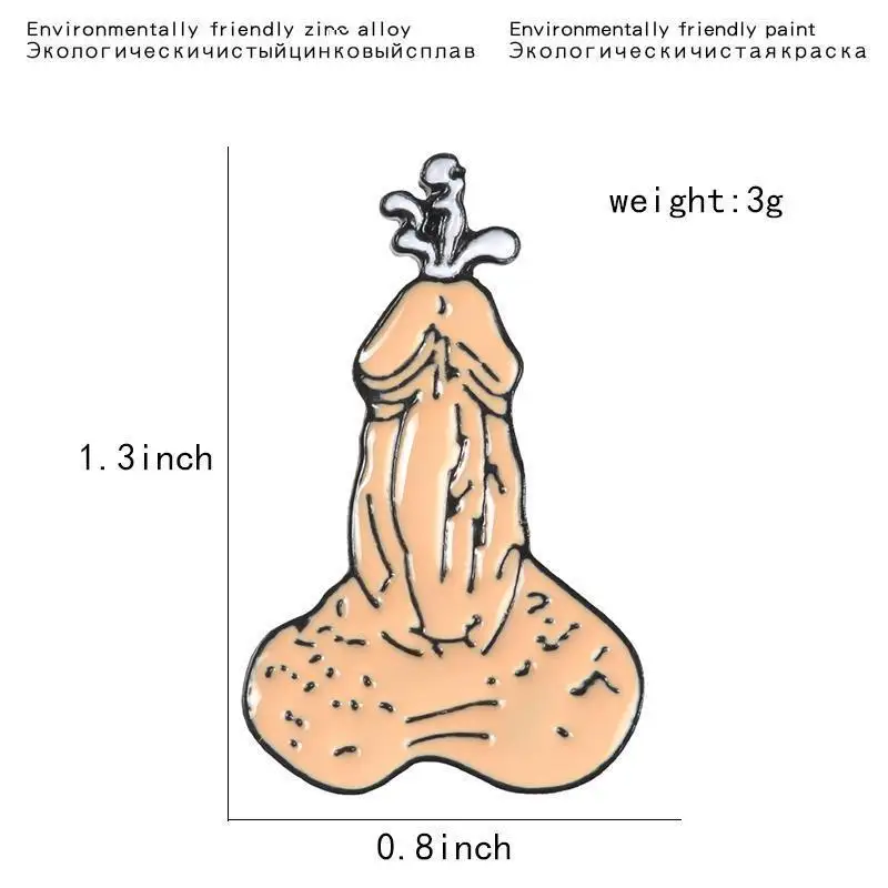 Penisformad Brosch - Bild 3