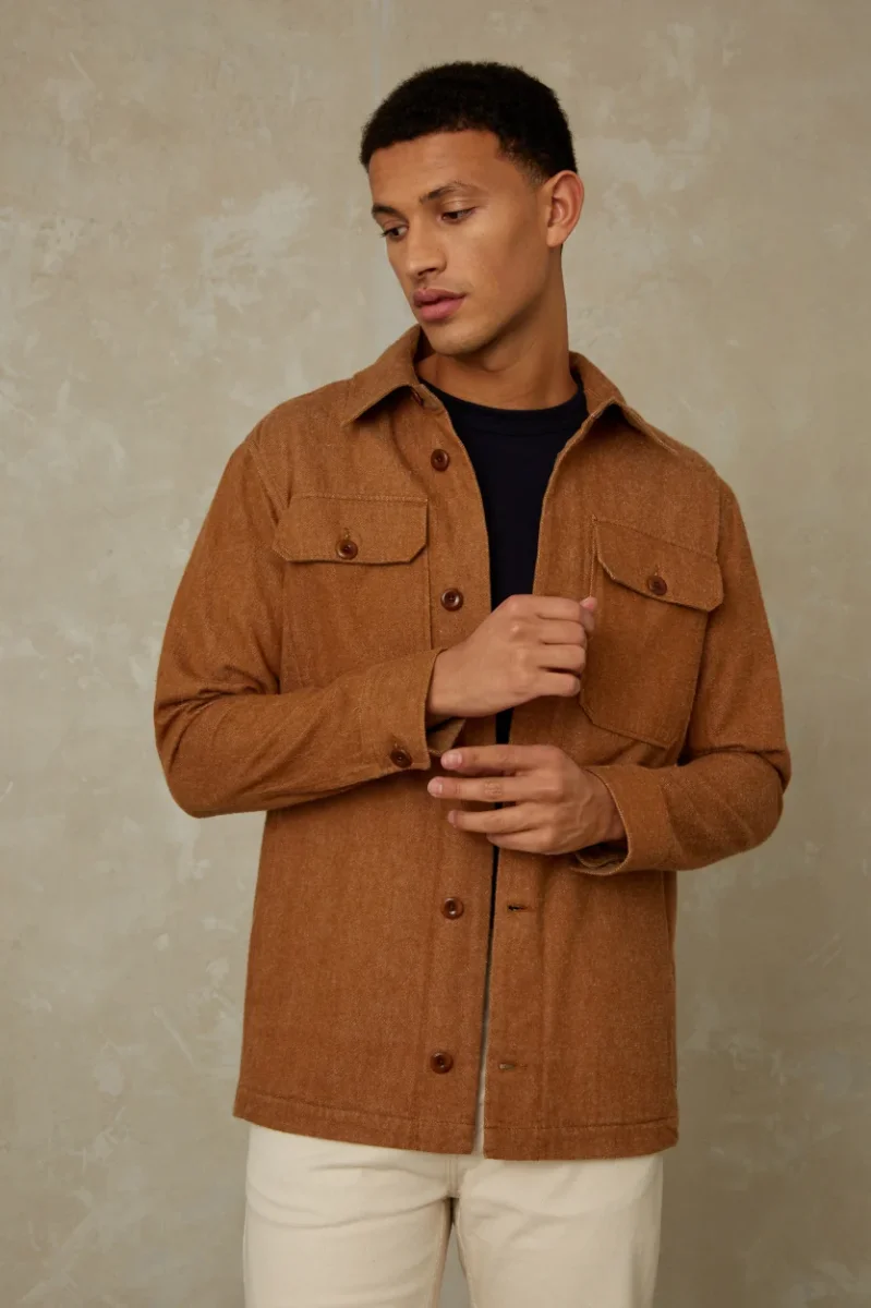 Emery Cinnamon Brushed Overjacket - KINGS OF INDIGO - Bild 6