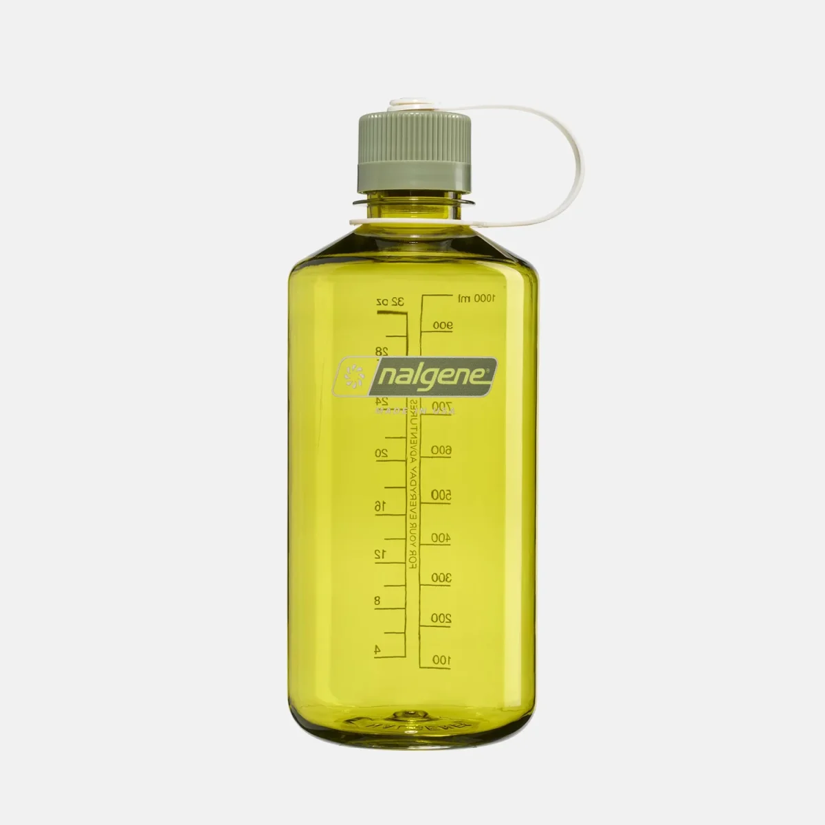 1L Narrow Mouth Sustain Water Bottle Endive Oil Green